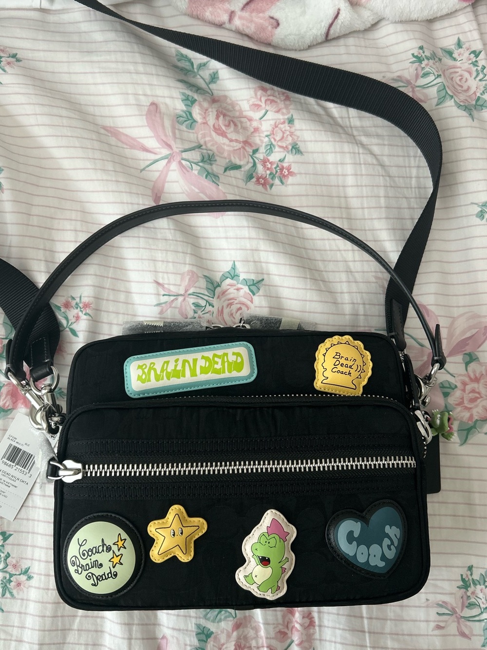 Coach | Brain Dead Dakota Crossbody Bag In Signature Nylon With Patches